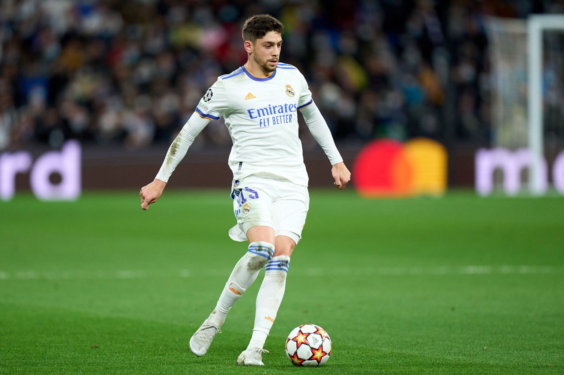Valverde in action vs Chelsea FC Quarter Final Leg Two - UEFA Champions League